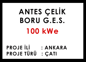 ANTES ÇELİK BORU G.E.S.