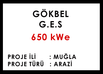 GÖKBEL G.E.S. 650 kWe