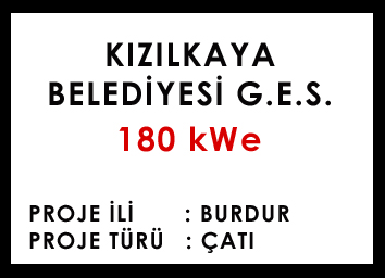 KIZILKAYA BELEDİYESİ G.E.S.