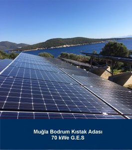 Muğla Bodrum Kıstak Adası 70 kWe G.E.S